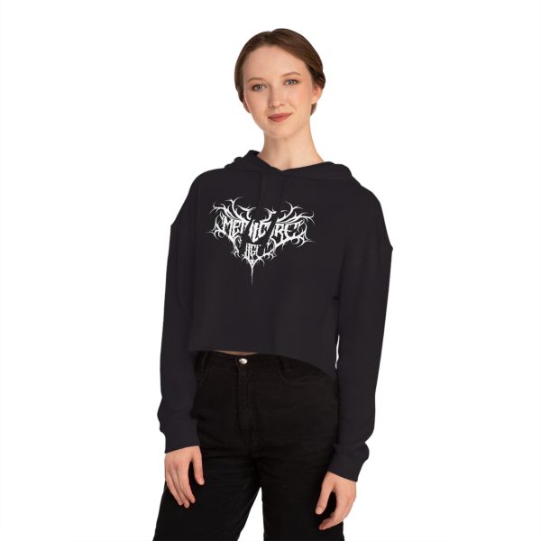 Metalcore Night Crop Hoodie