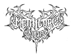 Metalcore Night logo in black and white with spiked, metal-style lettering forming a heart-shaped design.